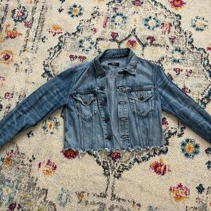Able crop jean jacket